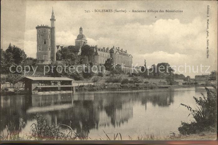 Solesmes Sarthe Ancienne Abbaye des Benedictins