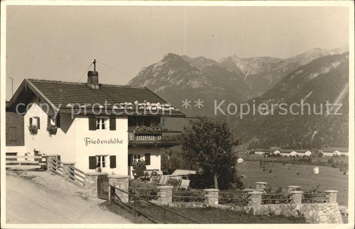 Mittenwald Karwendel Tirol Gasthaus Friedenshöhe