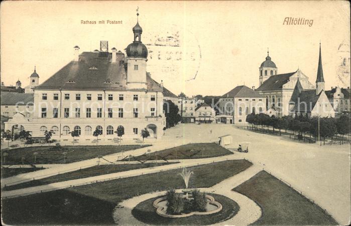 Altoetting Rathaus Postamt