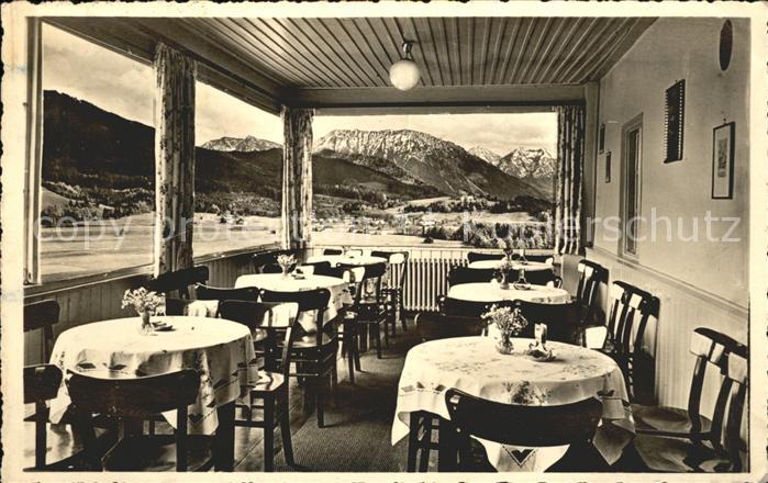 Ruhpolding Bayern Terrassencafe-Pension Eisenaerzt