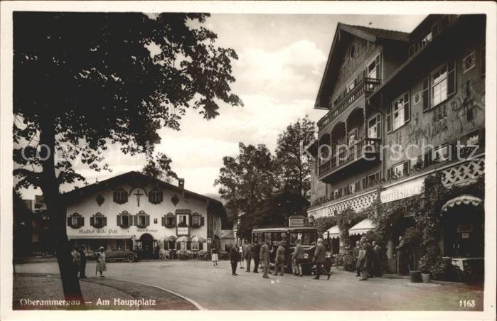 OBERAMMERGAU Bayern Hauptplatz