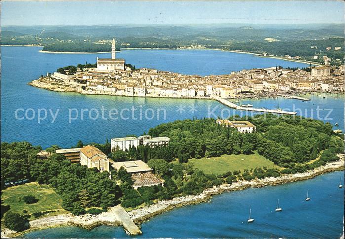 Rovinj Istrien Fliegeraufnahme