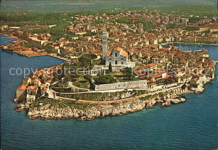 Rovinj Istrien Fliegeraufnahme