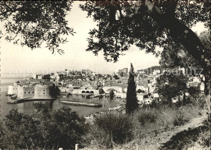 Dubrovnik Ragusa Panorama sa Ploca Festung Hafen