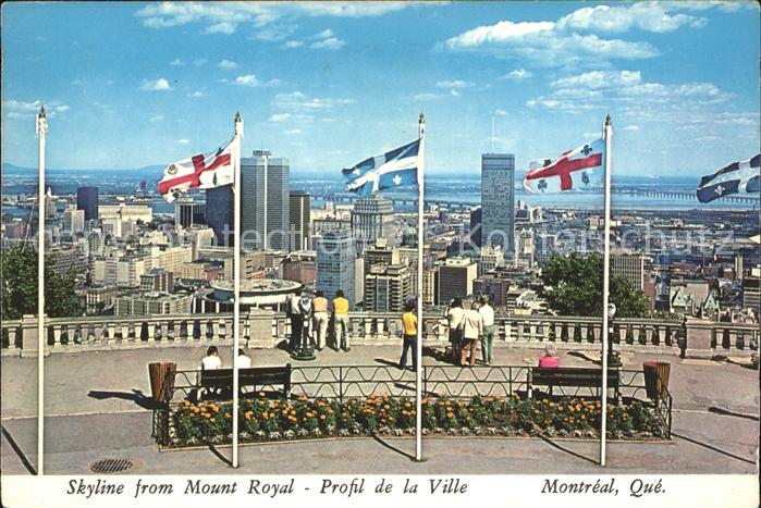 Montreal Quebec Skyline from Mount Royal