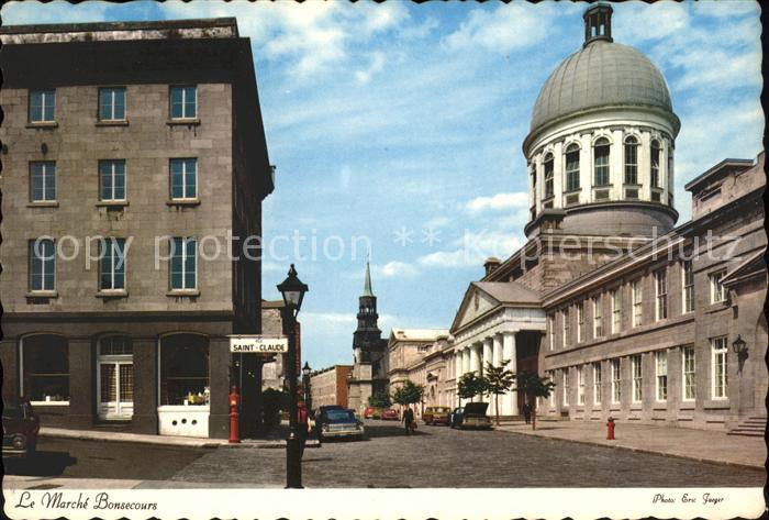 Montreal Quebec Marche Bonsecours Building St Paul Street