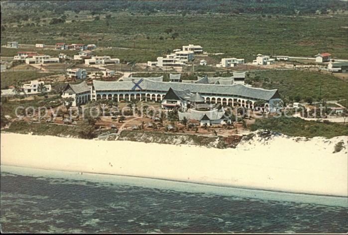Mombasa Reef Hotel Beach aerial view