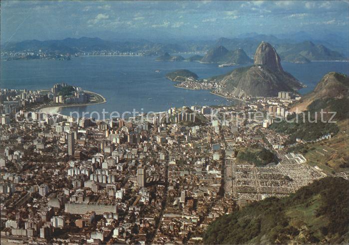 Rio de Janeiro Vista aerea da Baia de Guanabara Zucker