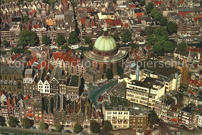 Amsterdam Niederlande Luftaufnahme Lutherische Kirche