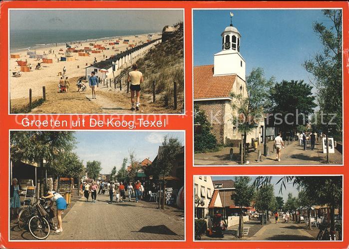 De Koog Strand Kirche Strassenpartie