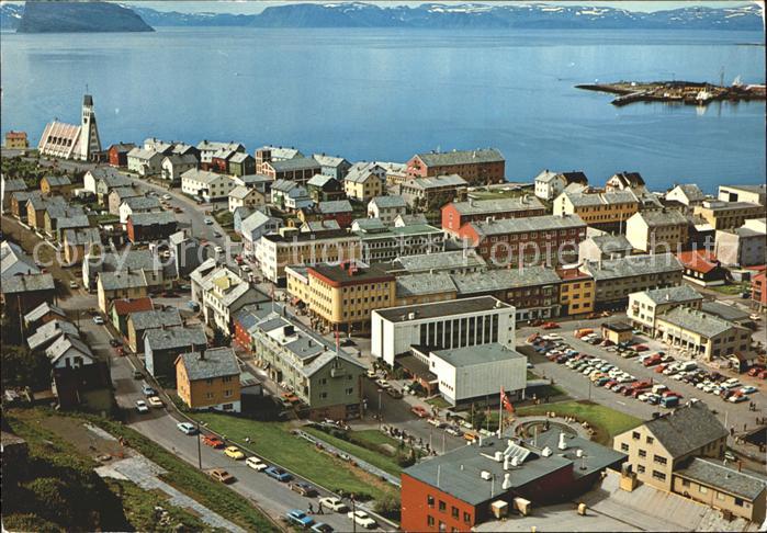 Hammerfest View towards the church Panorama