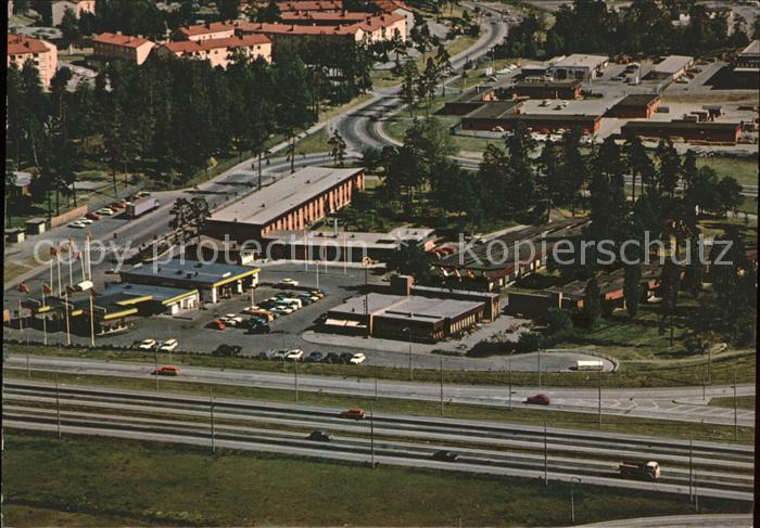 Stockholm Gyllene Ratten Autobahn Fliegeraufnahme