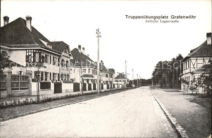 Grafenwoehr Truppenuebungsplatz Lagerstrasse
