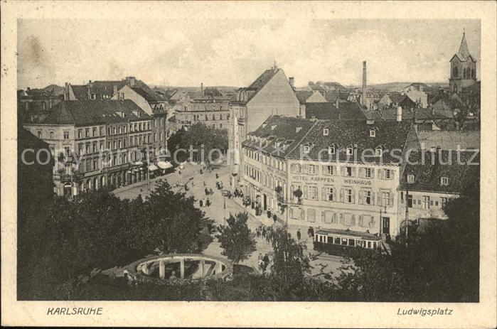 Karlsruhe Baden Ludwigsplatz