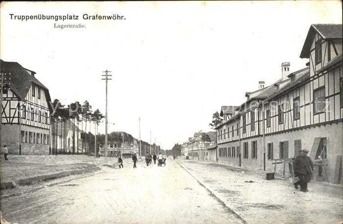 Grafenwoehr Lagerstrasse Truppenuebungsplatz