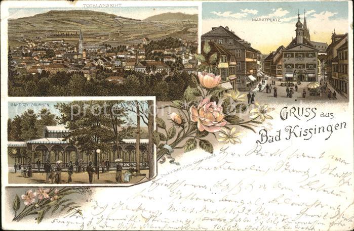 Bad Kissingen Marktplatz Rakoczy-Brunnen