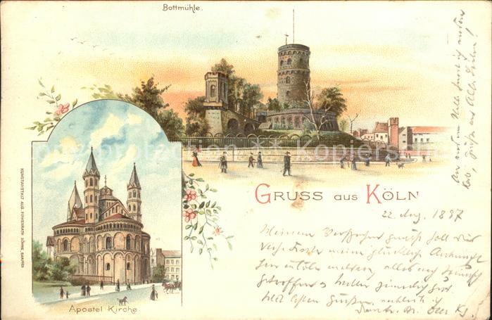 Koeln Rhein Bottmuehle Apostel-Kirche
