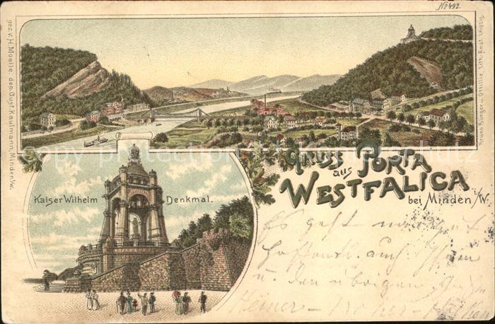 Porta Westfalica Minden Kaiser Wilhelm Denkmal