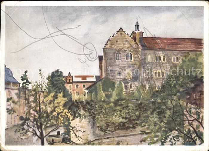 Kulmbach Bayern Plassenburg Reichsschule NS-Bundes Deutscher Technik Kuenstlerka