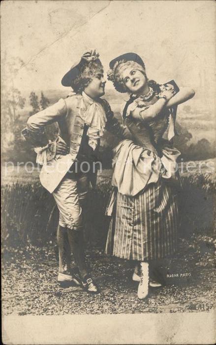 Foto Nadarz Nr. 1157 Barock-Kleidung