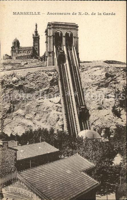 Zahnradbahn Marseille Ascenseurs de N.-D. de la Garde