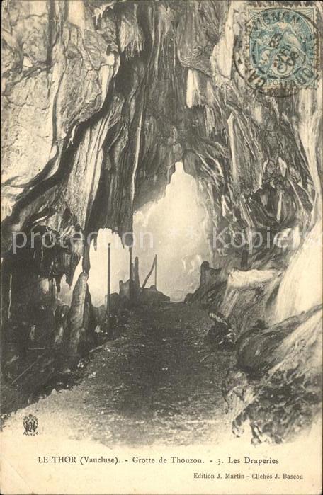 Hoehlen Caves Grottes Le Thor Vaucluse Grotte de Thouzon Drap