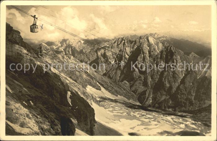 Seilbahn Bayerische Zugspitzbahn Wettersteingebi