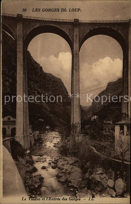 Viadukte Viaduc Gorges du Loup