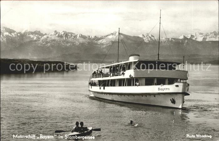 Motorschiffe Bayern Starnbergersee Foto Wörsching