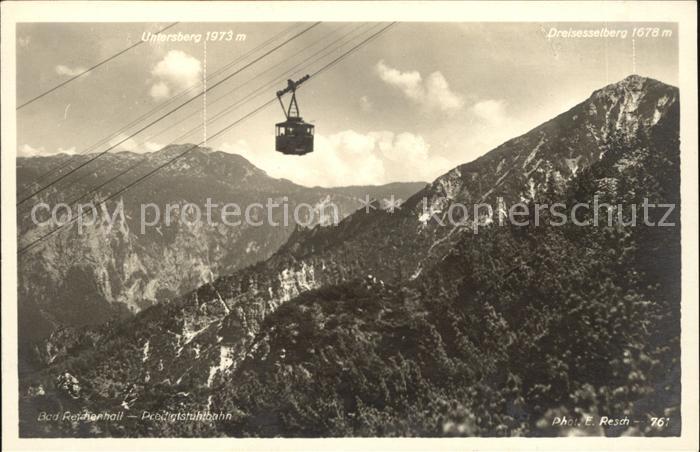Seilbahn Bad Reichenhall Predigtstuhlbahn