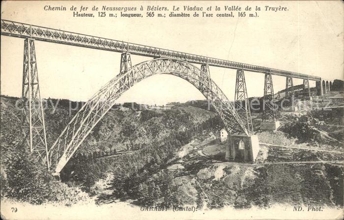 Viadukte Viaduc Vallee de la Truyere Garabit