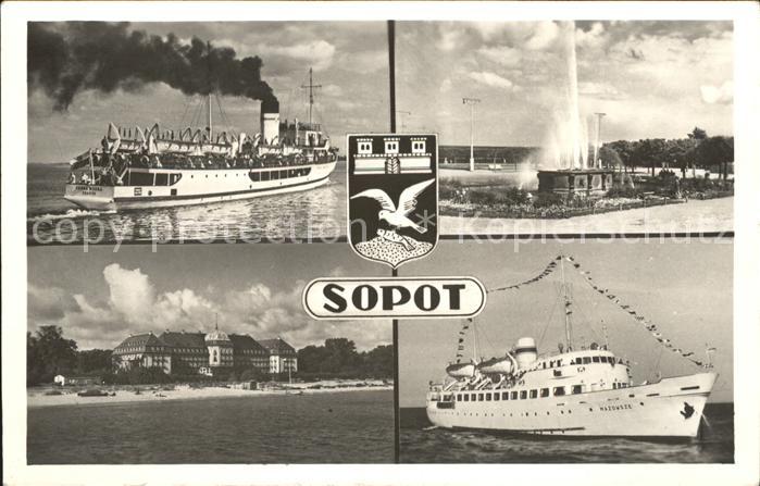 Dampfer Oceanliner Mazowsze Sopot
