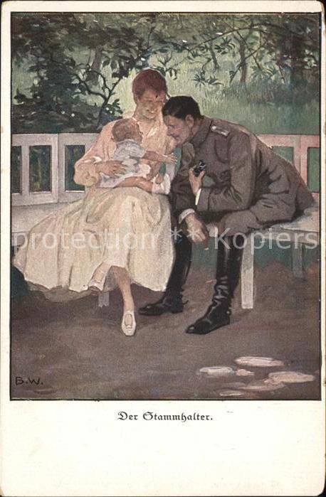 Wennerberg Brynolf Der Stammhalter Serie VII Nr. 3