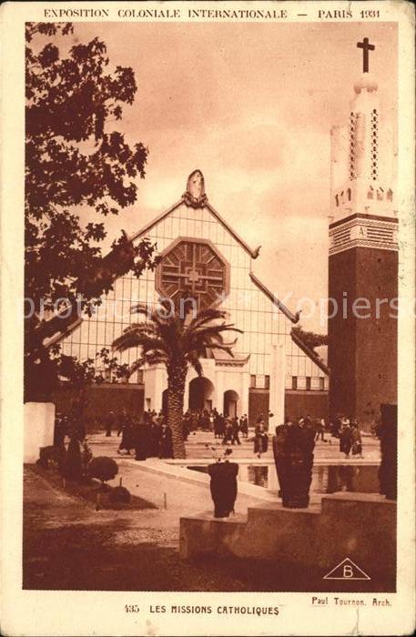 Exposition Coloniale Internationale Paris 1931 Missions Catholiques