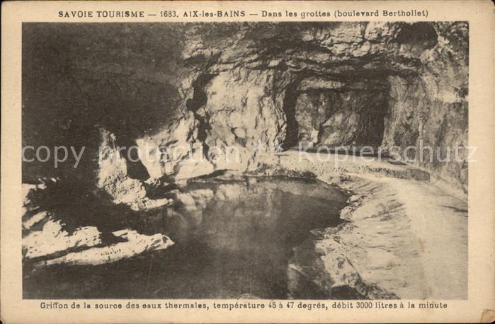 Hoehlen Caves Grottes Aix-les-Bains