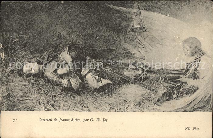 Jeanne d Arc Sommeil ND Phot Nr. 73