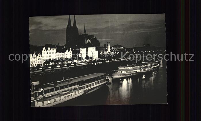 Dampfer Seitenrad Köln am Rhein Dom Dampfanlegestellen