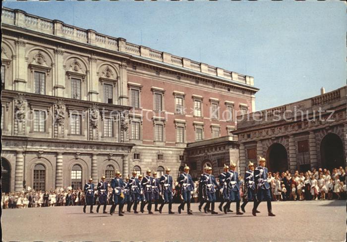 Leibgarde Wache Wache Stockholm Königlicher Schloss