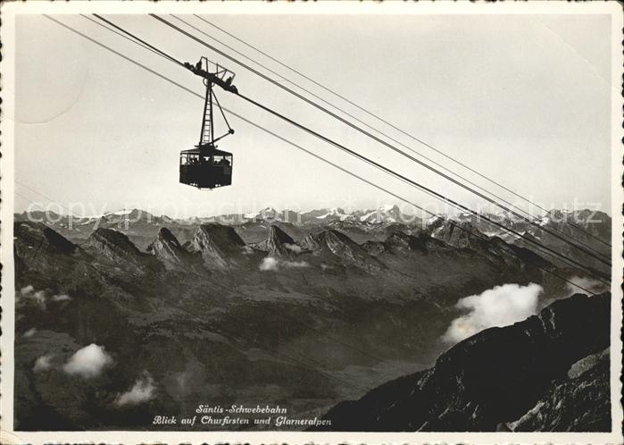 Seilbahn Säntis Churfirsten Glarneralpen