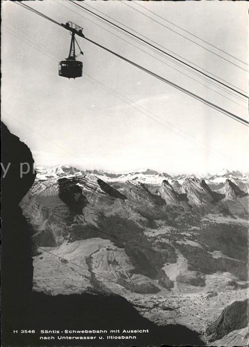 Seilbahn Saentis Unterwasser Iltiosbahn