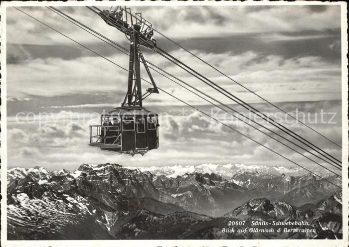 Seilbahn Säntis Glärnisch Berneralpen