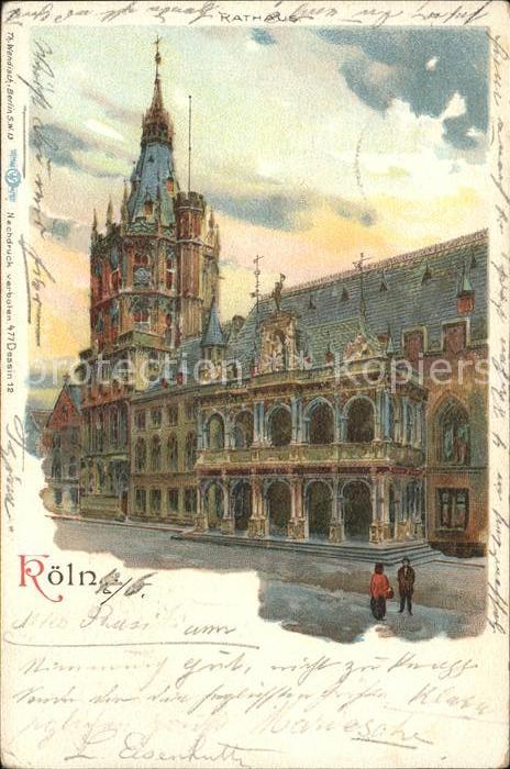 Koeln Rhein Rathaus