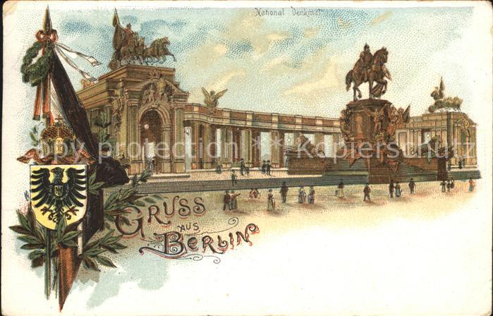 BERLIN  CITY Nationaldenkmal Wappen