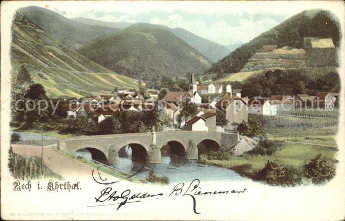 Rech Ahr Gesamtansicht Bruecke Ahrtal