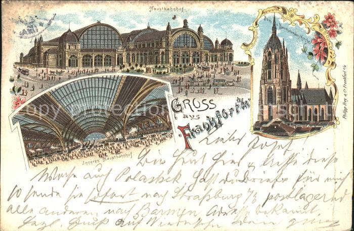 Frankfurt Main Hauptbahnhof Dom Bartholomaeus Kirche