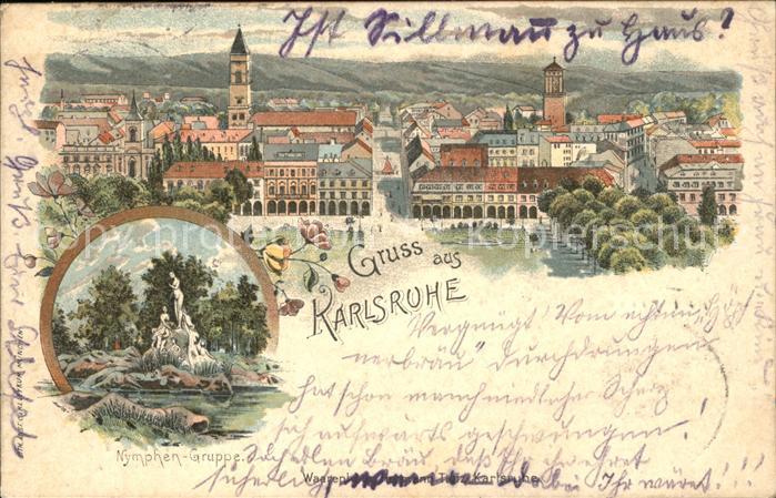 Karlsruhe Teilansicht Nymphengruppe