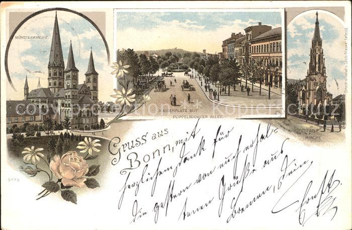 Bonn Rhein Muensterkirche Kaiserplatz Poppeldorfer Allee Kirche