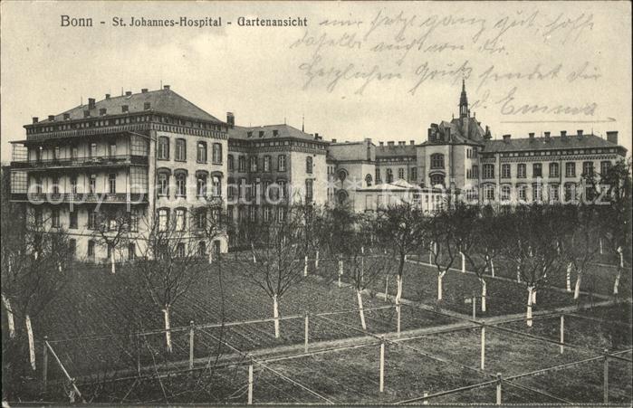 Bonn Rhein St Johannes Hospital Gartenansicht