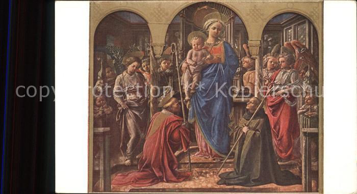 Religion Kuenstlerkarte Fra Filippon Lippi La Vergine ed il bimbo Gesu Nr. 5469