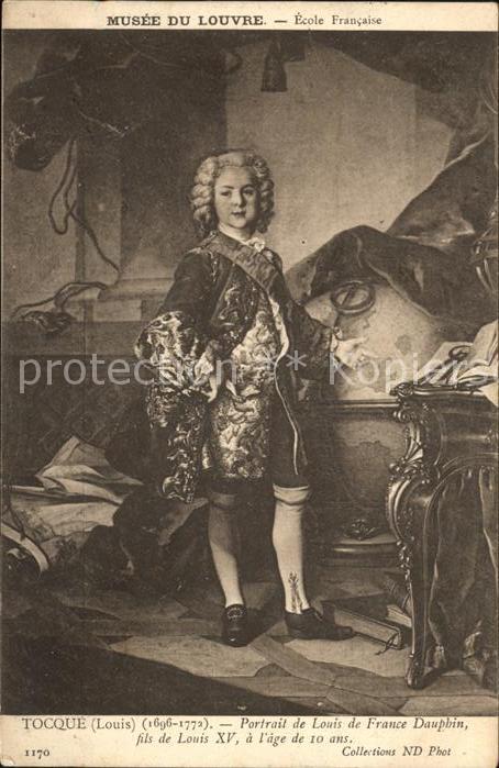 Persoenlichkeiten Louis de France Dauphin Kuenstler Tocque Louis Nr. 1170